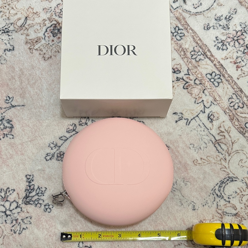 Dior Soft Pink Circular Pouch
